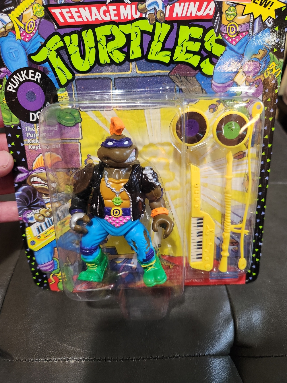 1991 Rock 'N Rollin' Punker Don Action Figure - Purple & Green - Picture 2 of 5